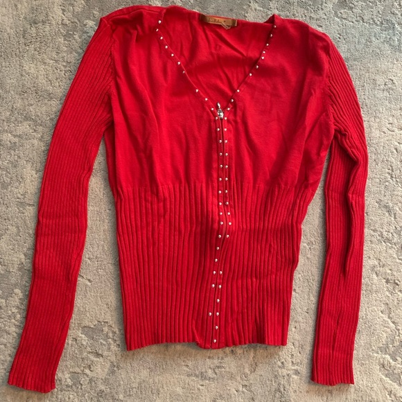 belldini zip up sweater size L - Picture 1 of 3